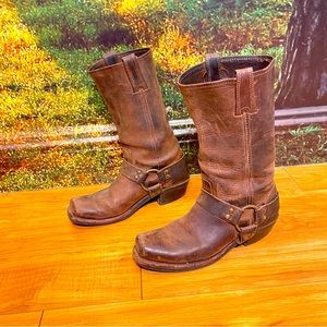 Frye Boots Harness Brown Size 7 ½